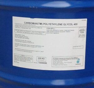 Alternative view of Polyethylene Glycol 400 - HO(CH2CH2)nH (PEG 400)