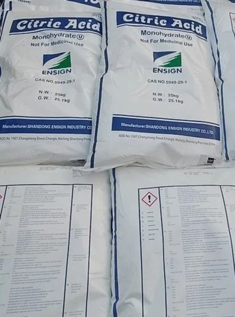 Citric Acid Monohydrate Vs Anhydrous
