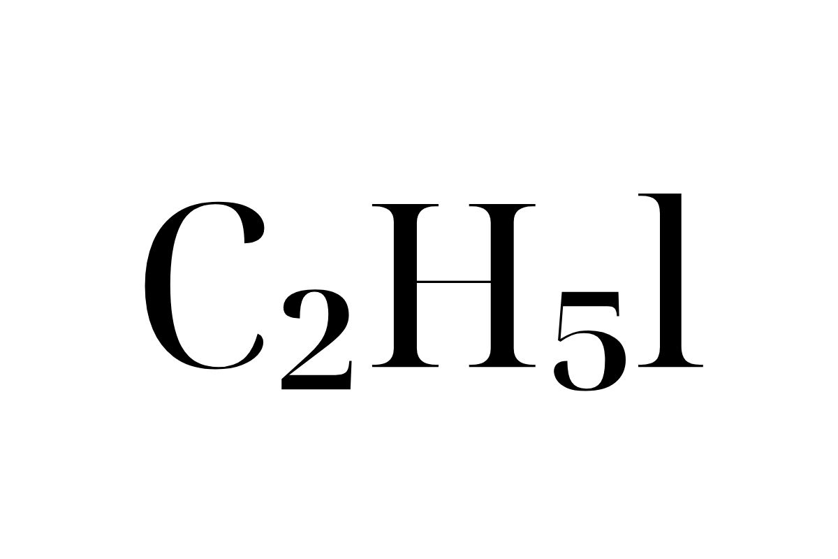 Ethyl Iodide Có Khối Lượng Riêng